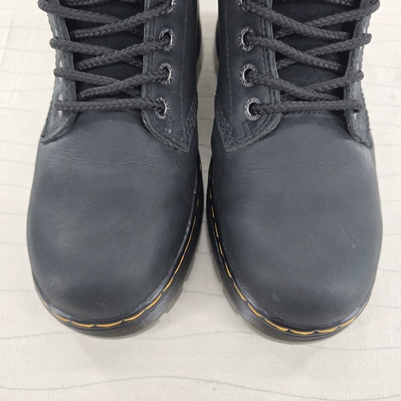 Dr Martens Mens Industrial Black Leather Soft Toe Work Boots ASTM F2892-11 Sz 8 main image 11